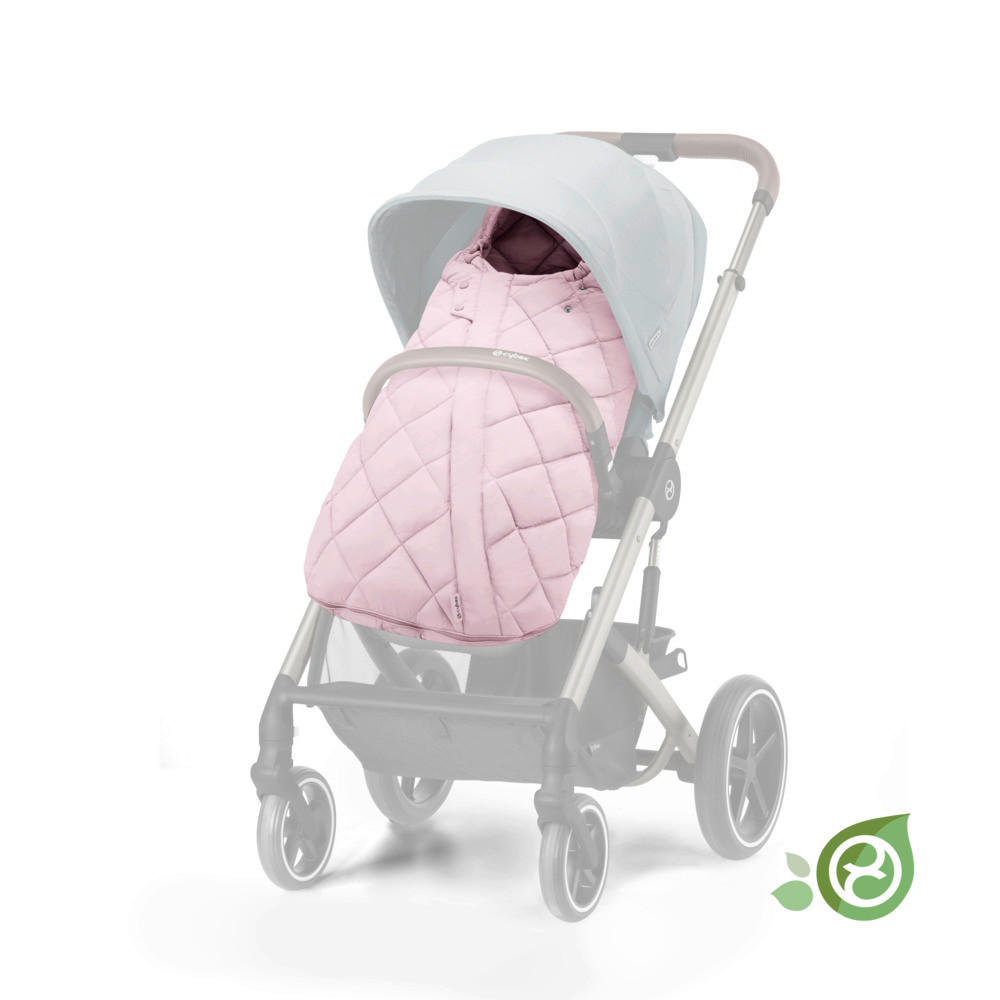 FUßSACK Snogga 2  - Hellrosa, Basics, Textil (90/50/20cm) - cybex GOLD