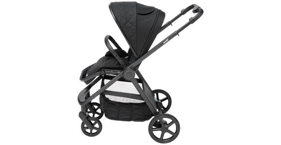 KINDERWAGENSET  - Schwarz, Basics, Textil/Metall - My Baby Lou