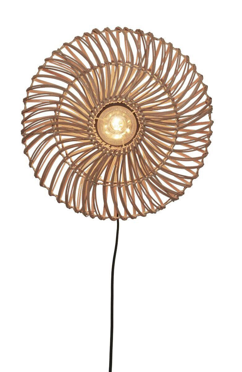 WANDLEUCHTE GOOD&MOJO 40/12 cm  - Naturfarben, Trend, Naturmaterialien (40/12cm) - Good & Mojo