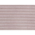 ECKSOFA Altrosa Cord  - Schwarz/Altrosa, Design, Textil/Metall (179/302cm) - Carryhome