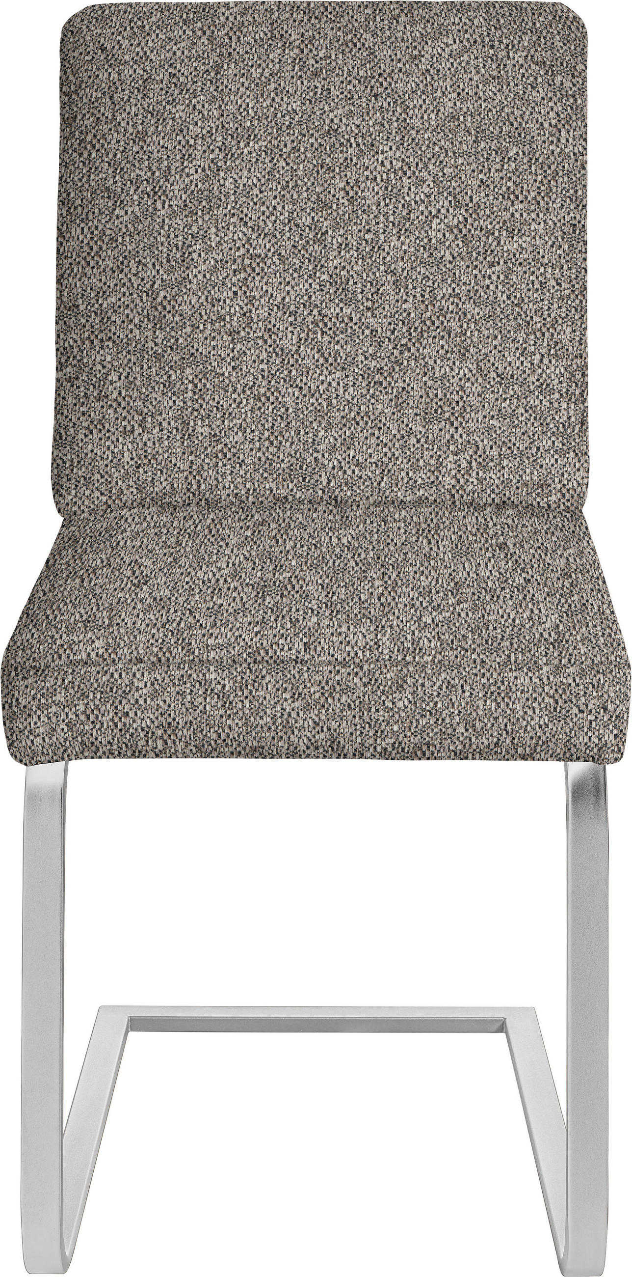 SCHWINGSTUHL  in Stahl Chenille  - Chromfarben/Beige, Design, Textil/Metall (46/92/60cm) - Dieter Knoll