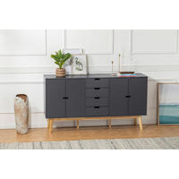 SIDEBOARD  in 160/86/40 cm  - Naturfarben/Grau, Design, Holz/Holzwerkstoff (160/86/40cm) - MID.YOU