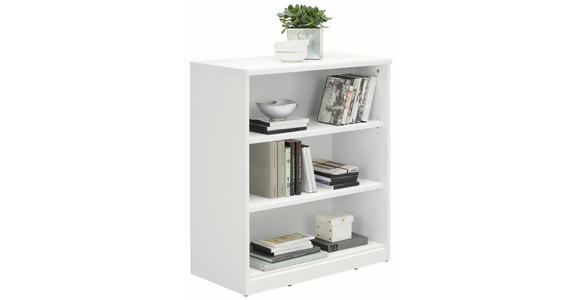 REGAL  72/84/36 cm Weiß  - Schwarz/Weiß, KONVENTIONELL, Holzwerkstoff (72/84/36cm) - Xora