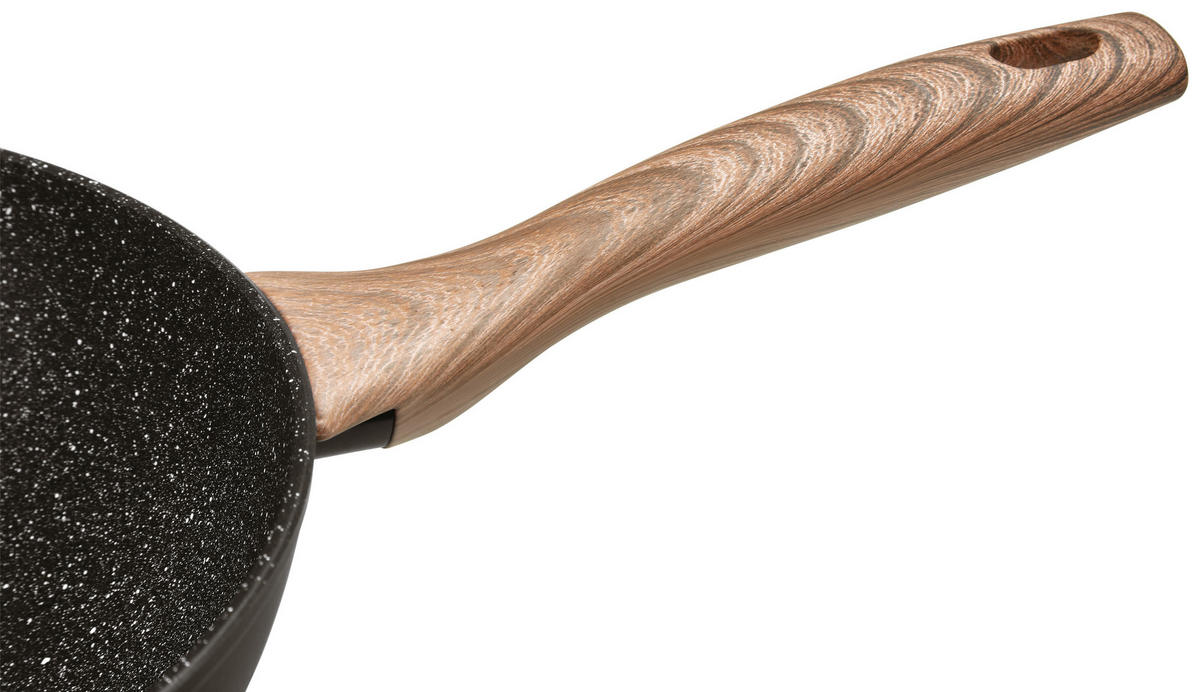 PÁNEV WOK, 32 cm  - černá, Trend, kov/sklo (32cm) - Sambonet