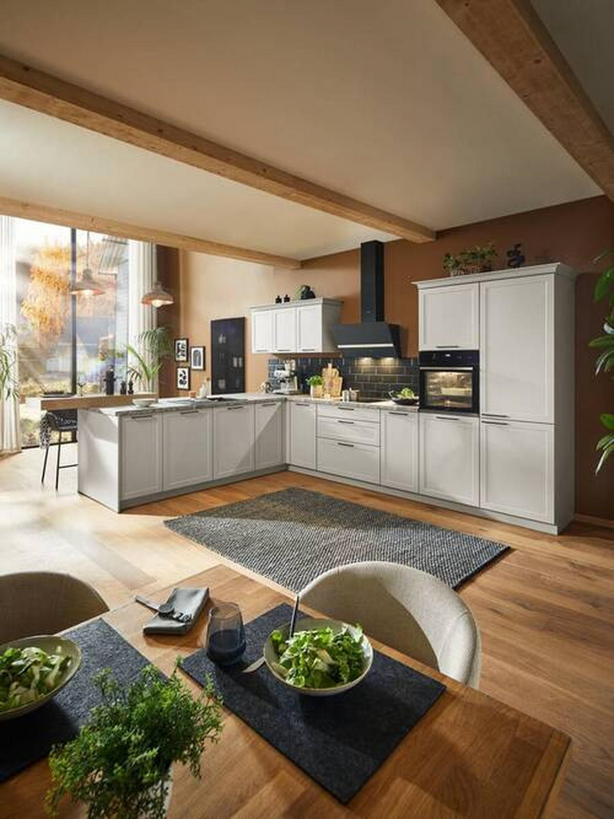 INBYGGNADSKÖK   - platinafärgad, Design, trämaterial - Dieter Knoll