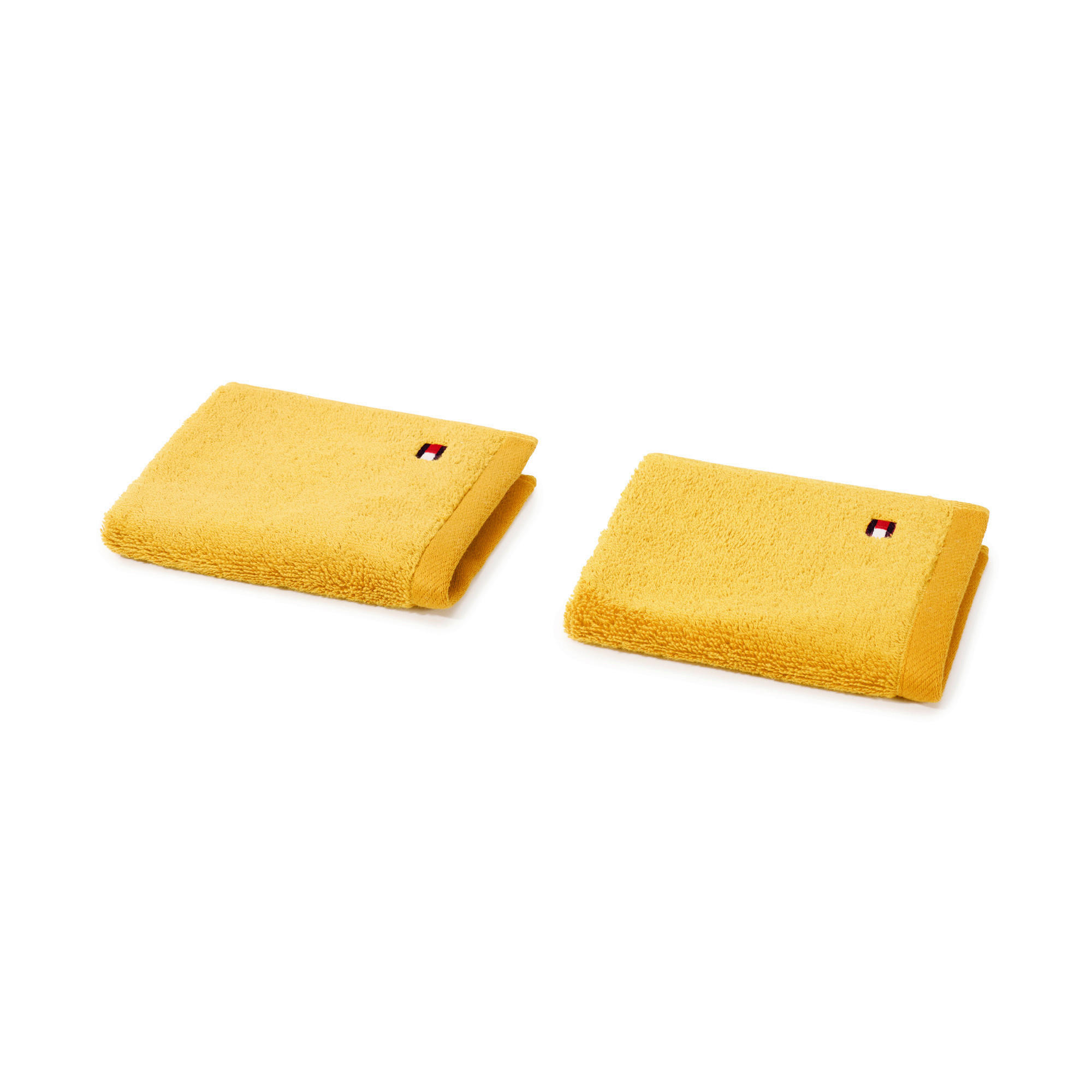 Seiftuch 2er-Set Plain Goldfarben 2-teilig 30/30 cm  - Goldfarben, Basics, Textil (30/30cm) - Tommy Hilfiger