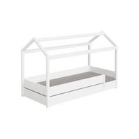 HAUSBETT 90/200 cm Weiss  - Weiss, Design, Holz/Holzwerkstoff (90/200cm) - Paidi
