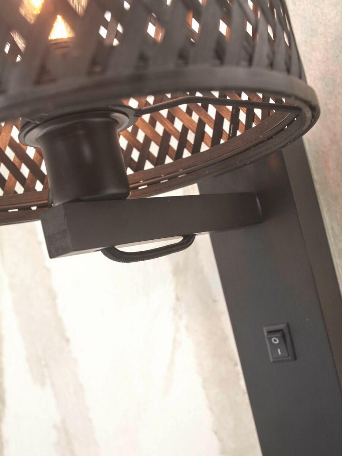 VÄGGLAMPA GOOD&MOJO  30/22/52 cm   - svart, Trend (30/22/52cm) - Good & Mojo
