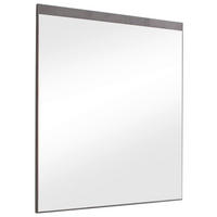 OGLINDĂ DE PERETE 75/87/2 cm    - antracit, Design, sticlă/material pe bază de lemn (75/87/2cm) - Voleo