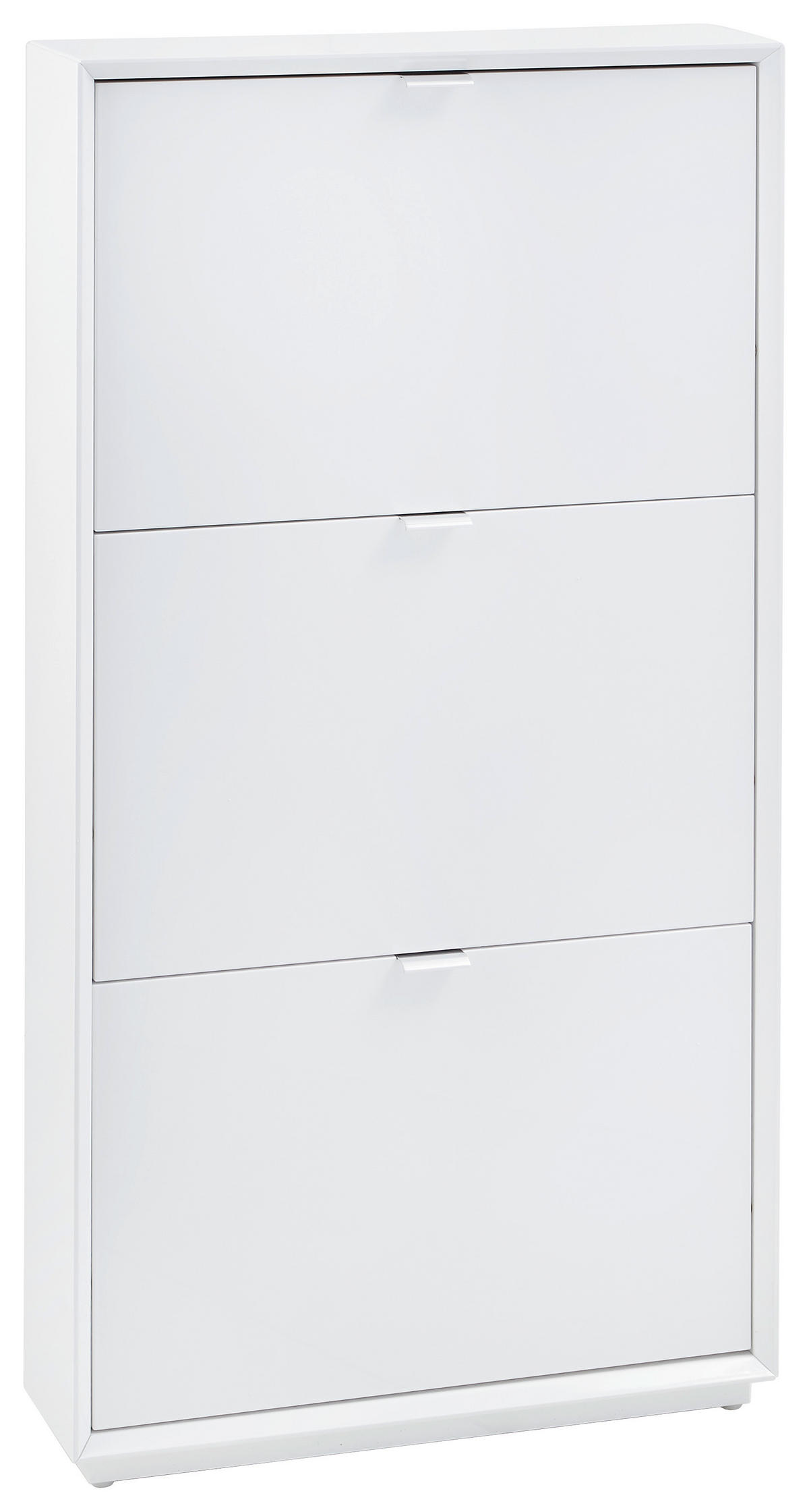 OMARA Z LOPUTAMI ZA ČEVLJE bela, barve nerjavečega jekla - barve nerjavečega jekla/bela, Design, kovina/leseni material (64,5/121,5/18cm) - Xora