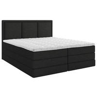 BOXSPRINGBETT 140/200 cm  in Schwarz  - Schwarz, Design, Holzwerkstoff/Kunststoff (140/200cm) - MID.YOU