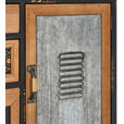 KOMMODE in 90/106/32 cm - Multicolor/Schwarz, LIFESTYLE, Glas/Holz (90/106/32cm) - Landscape