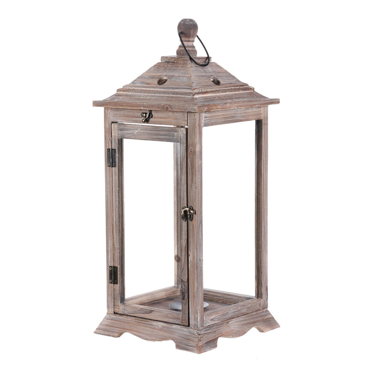 LAMPÁŠ drevo - hnedá, Basics, drevo (25/25/61cm)