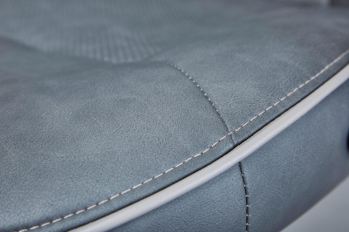 OTOČNÁ ŽIDLE PRO MLÁDEŽ, šedá, černá - šedá/černá, Konvenční, textil/plast (65/123/71cm) - MID.YOU