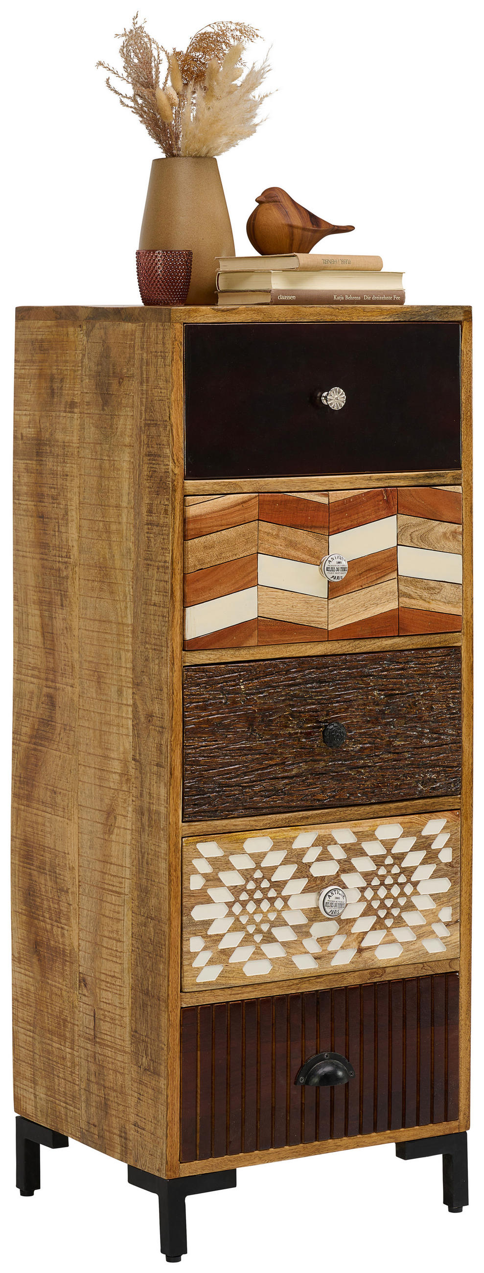 KOMMODE  in 46/120/40 cm  - Multicolor/Naturfarben, LIFESTYLE, Keramik/Holz (46/120/40cm) - Landscape