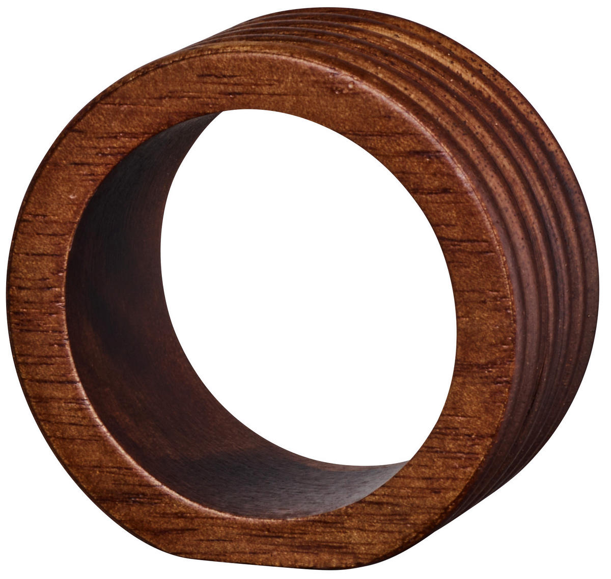 SET PRSTENOVA ZA SALVETE   Wood  - smeđa, Basics, drvo (5,3/2,5cm) - ASA