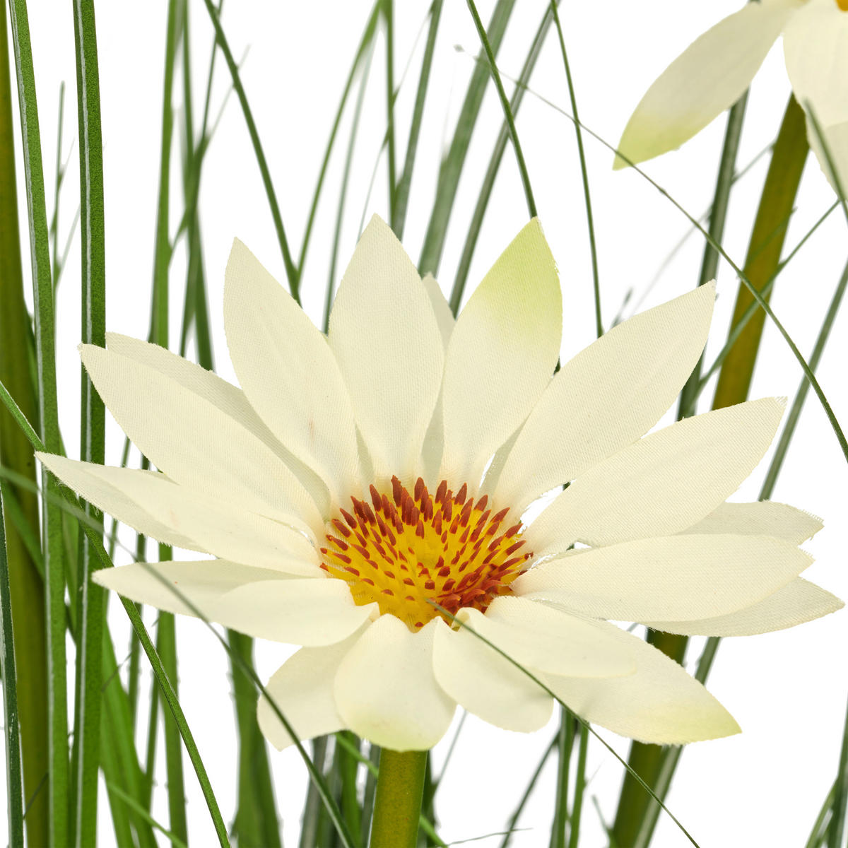KUNSTBLUME - Schwarz/Grün, Basics, Kunststoff (71cm)