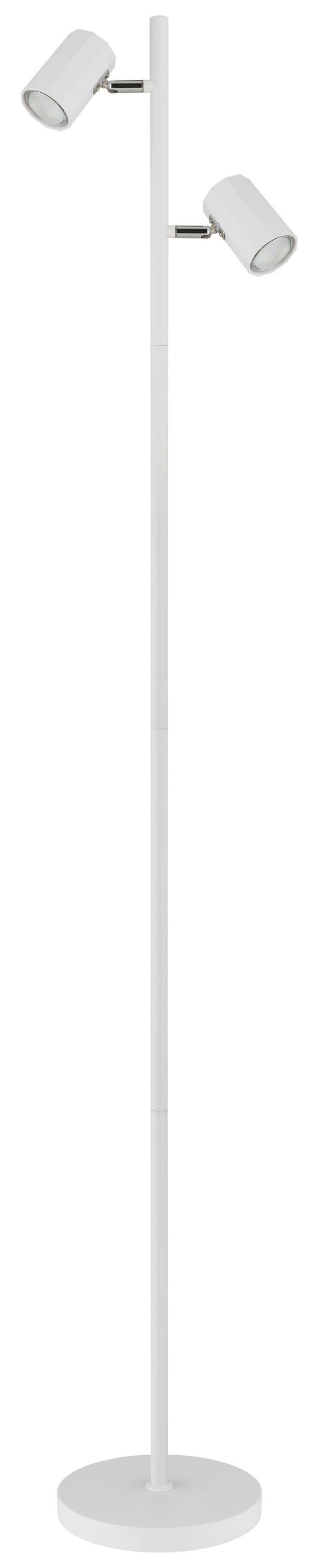 STEHLEUCHTE - Weiss, Design, Kunststoff/Metall (27/22/158cm) - Globo