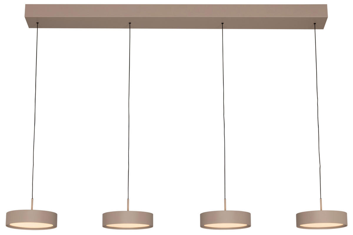 LED FÜGGŐLÁMPA 118/17,5/180 cm  - homok, Design, fém (118/17,5/180cm) - Dieter Knoll