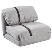 SCHLAFSESSEL Webstoff Hellgrau, Dunkelgrau - Dunkelgrau/Hellgrau, Design, Textil (78/82/58cm) - Carryhome