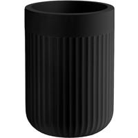 ZAHNPUTZBECHER  - Schwarz, Basics, Kunststoff (12/5,5/9,2cm)