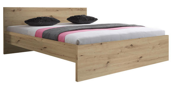 BETT 140/200 cm  in Eiche Artisan  - Eiche Artisan, KONVENTIONELL (140/200cm) - Carryhome