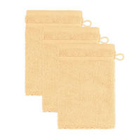 WASCHHANDSCHUHSET  - Gelb, Basics, Textil (15/20cm) - Moeve