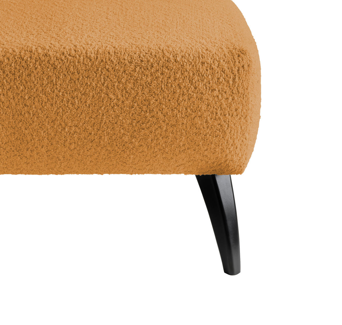 HOCKER in Holz, Textil Goldfarben  - Goldfarben/Schwarz, Modern, Holz/Textil (66/44/66cm) - MID.YOU