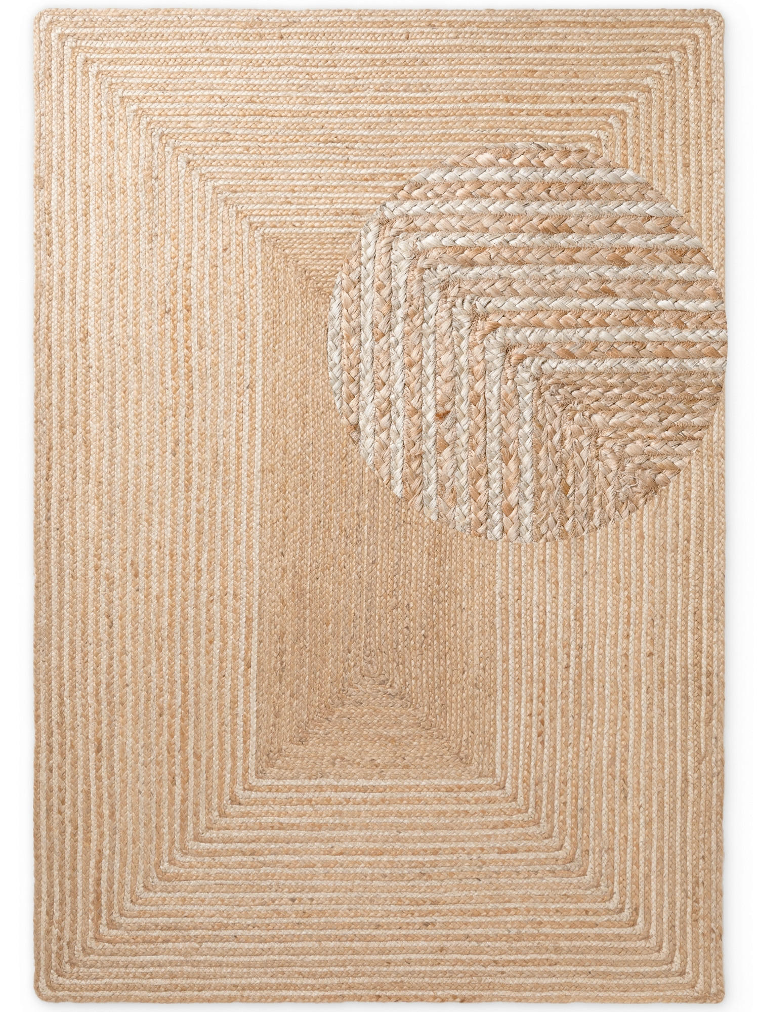 JUTETEPPICH 200/300 cm Juno Creme, Goldbraun rechteckig  - Goldbraun/Creme, Natur, Textil (200/300cm) - Hanse Home