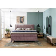 BOXSPRINGBETT 160/200 cm  in Altrosa  - Schwarz/Altrosa, Design, Textil/Metall (160/200cm) - Esposa
