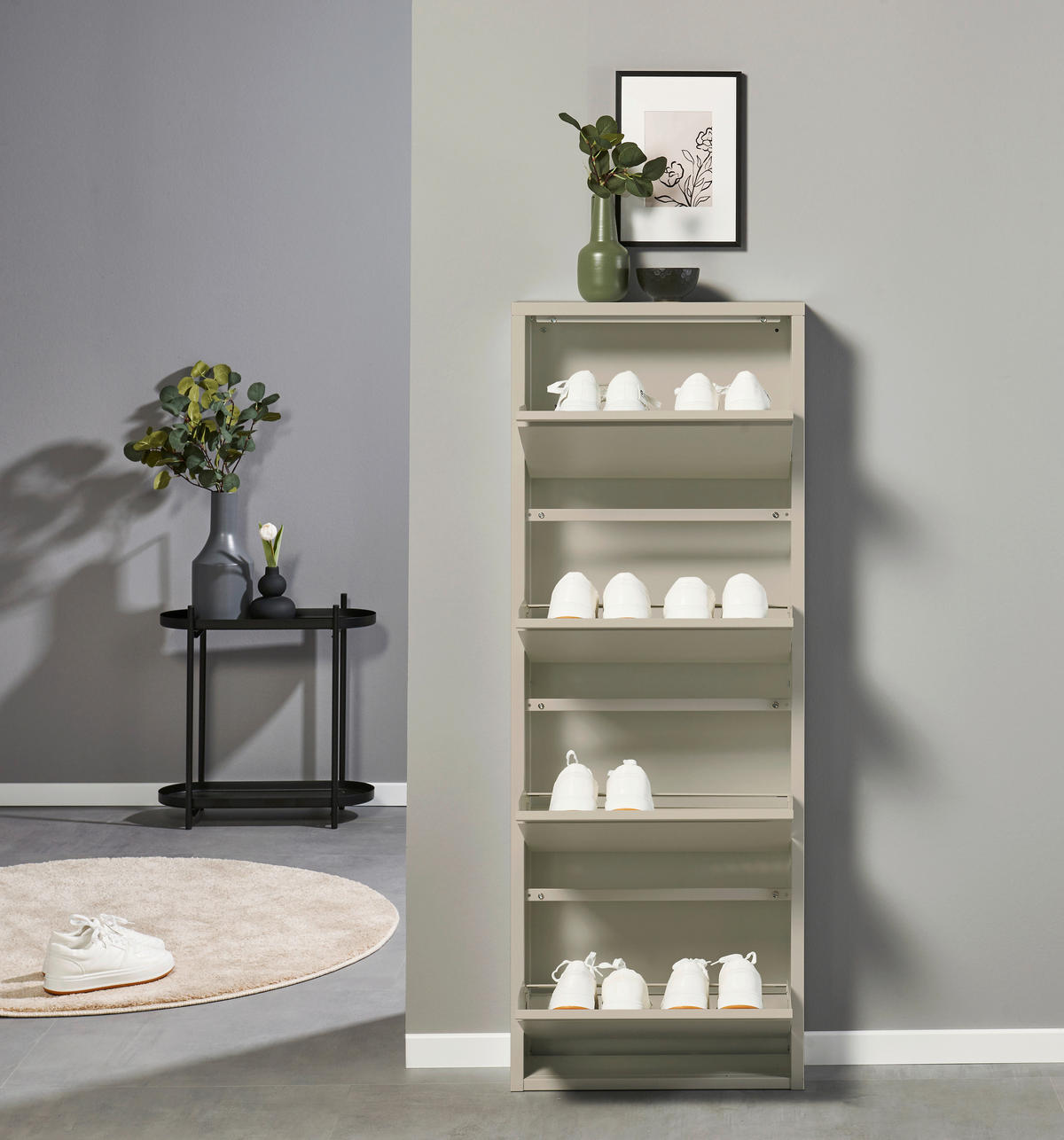 SCHUHKIPPER  in 51/137/16 cm  - Kaschmir, MODERN, Metall (51/137/16cm) - Boxxx