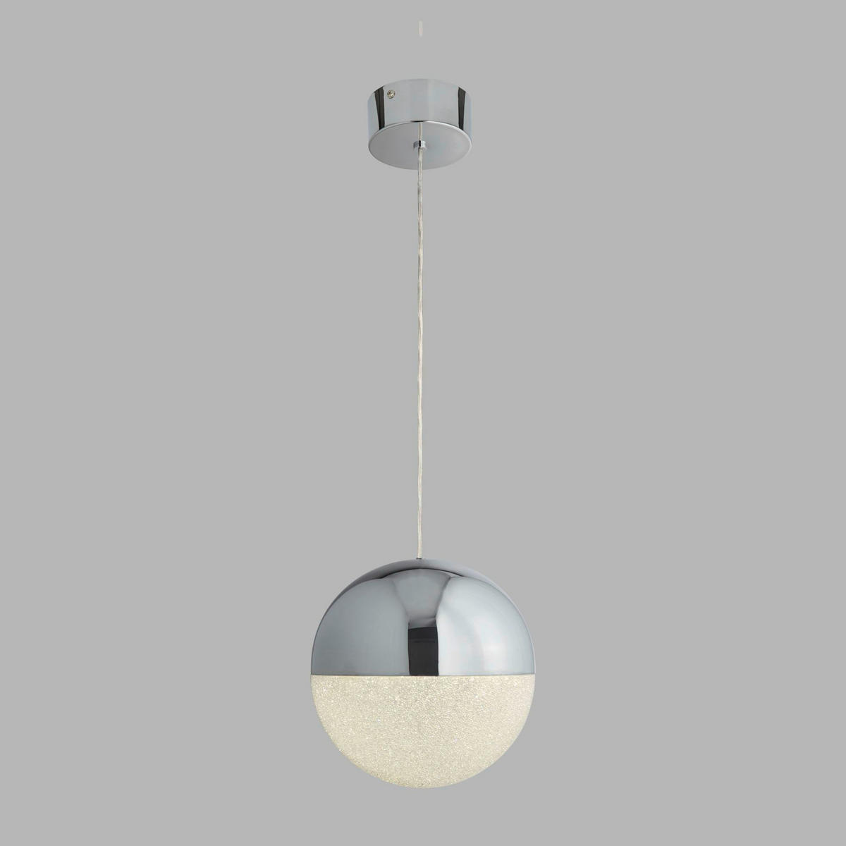 LED-HÄNGLAMPA Marbles 25/150 cm  - kromfärg, Modern, metall/glas (25/150cm)