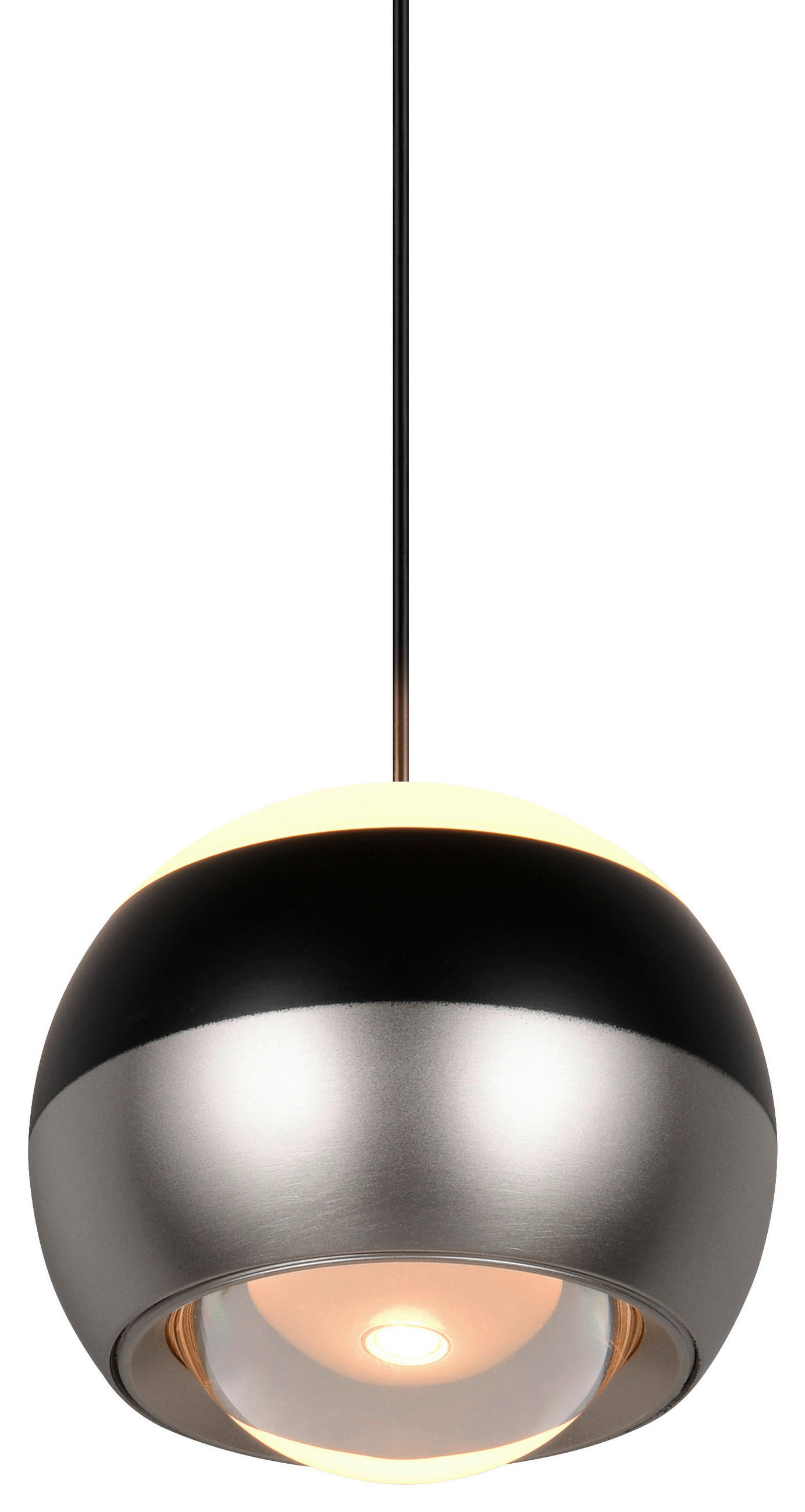 LED-HÄNGELEUCHTE 15,5/150 cm  - Schwarz/Nickelfarben, Design, Metall (15,5/150cm) - Trio Leuchten