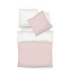 BETTWÄSCHE Provence Wende Leinenoptik 155/220 cm  - Pink/Creme, Basics, Textil (155/220cm) - Fleuresse