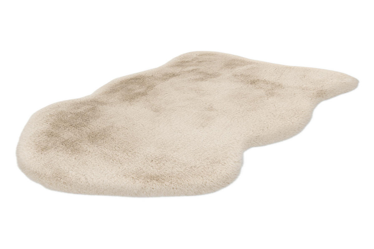 HOCHFLORTEPPICH 60/90 cm Creme länglich  - Creme, Basics, Textil (60/90cm) - Kayoom