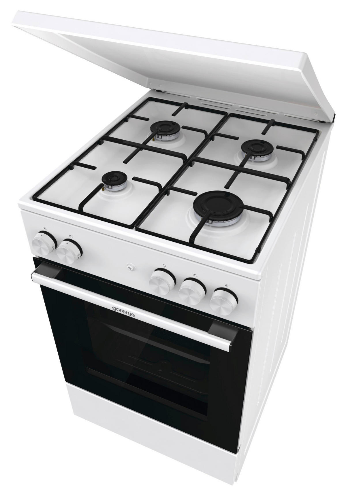 HERD GG5A13WH  - Weiß, Trend, Glas/Kunststoff (50/85/59,4cm) - Gorenje
