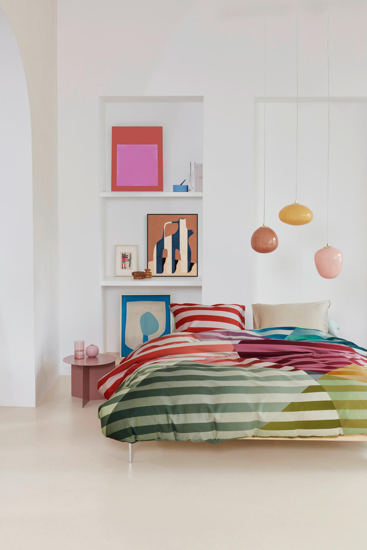 WENDEBETTWÄSCHE Bop Satin 140/200 cm  - Multicolor, Basics, Textil (140/200cm) - Novel