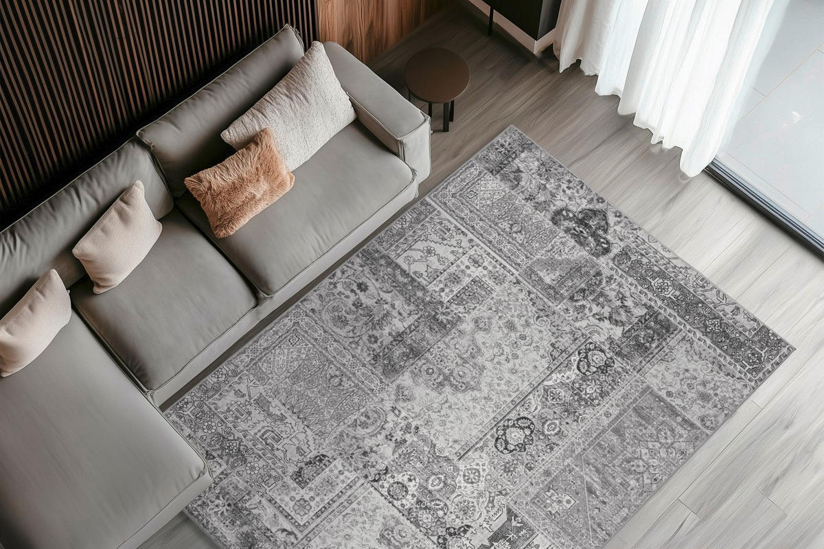 FLACHWEBETEPPICH 230/330 cm My Avantgarde Grau  - Grau, Design, Textil (230/330cm) - Obsession