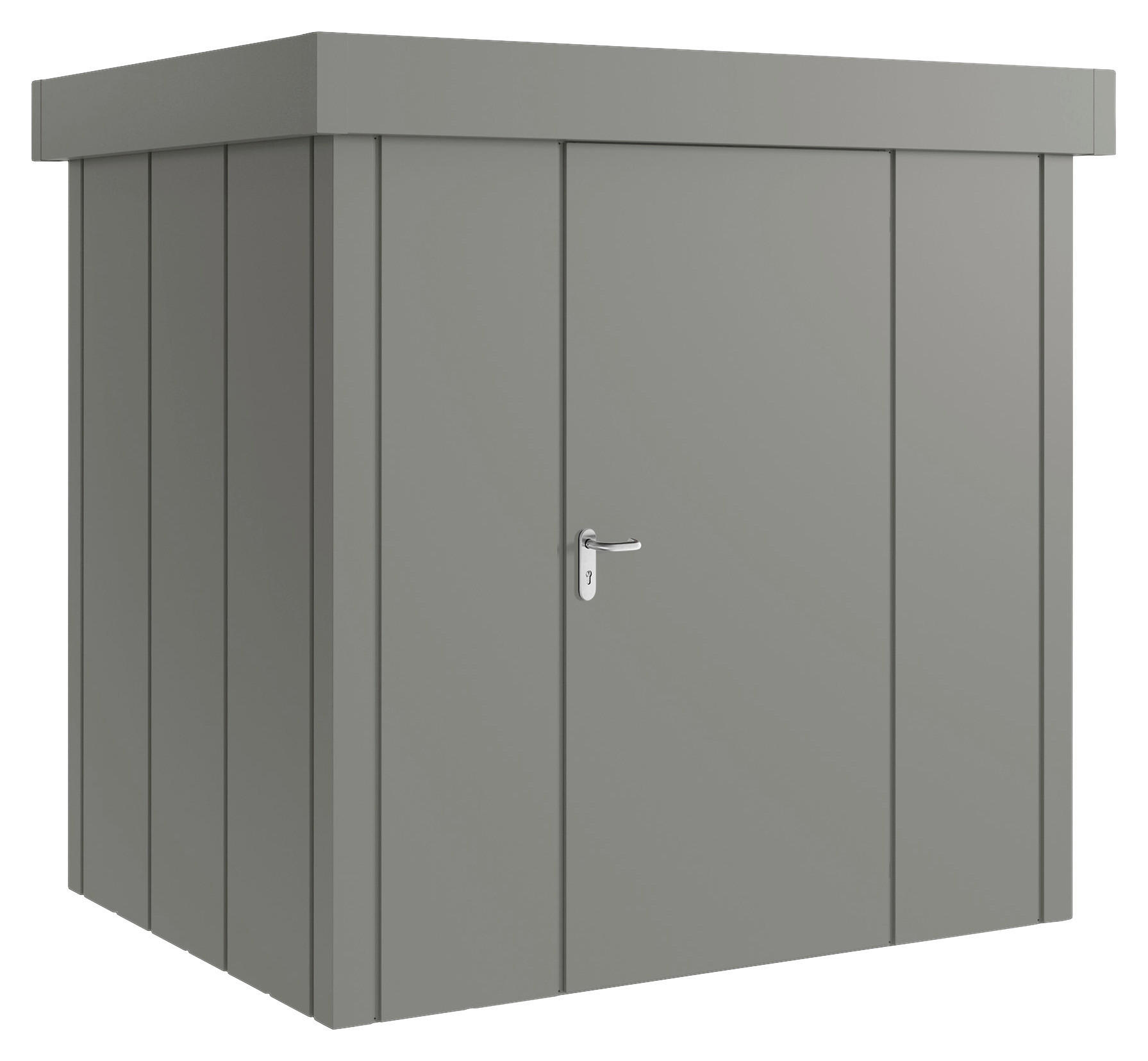 GERÄTEHAUS 229/220/181 cm  - Alufarben, Basics, Metall (229/220/181cm) - Hörmann