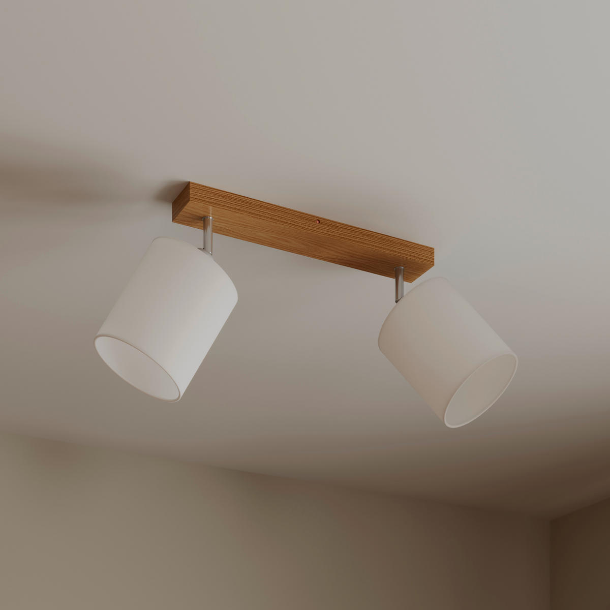 STRAHLER Sofia 66/38/25 cm  - Weiß, Natur, Holz/Textil (66/38/25cm) - Marama