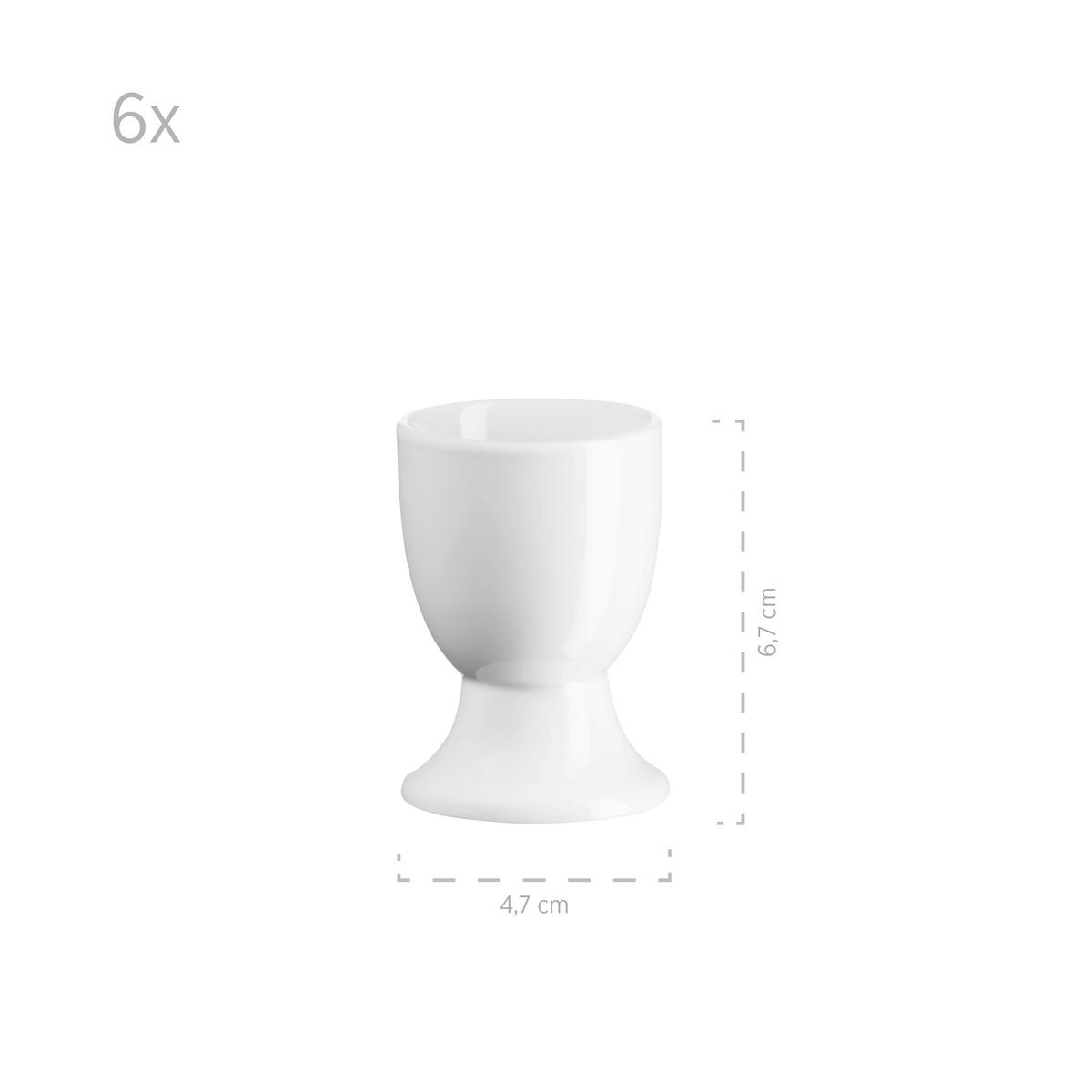 KOMBISERVICE ALESIA 62-teilig  - Weiss, Basics, Keramik - Mäser