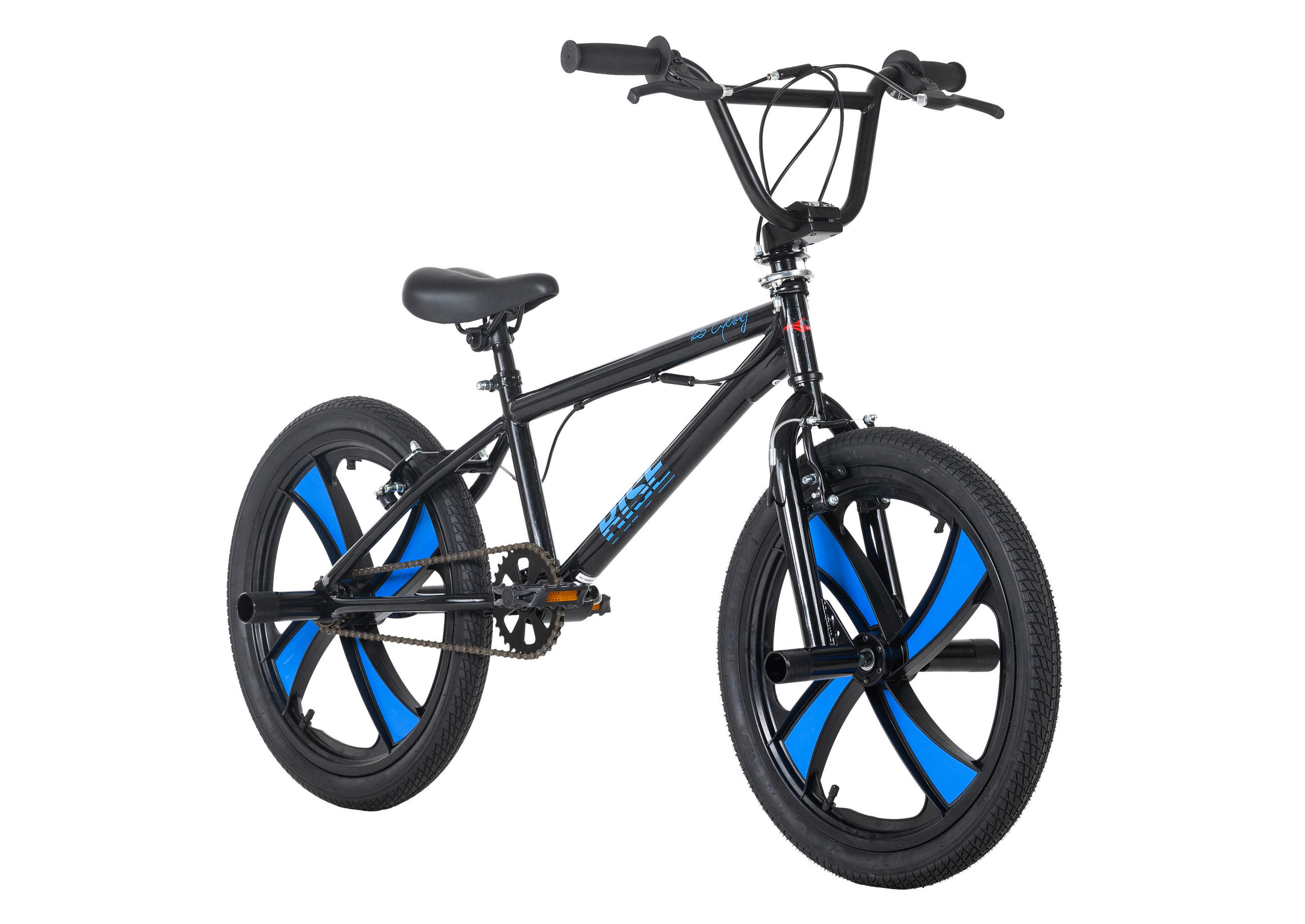 BMX FREESTYLE 544B 20 Zoll  - Blau/Schwarz, Basics, Metall (70/100/70cm) - KS Cycling