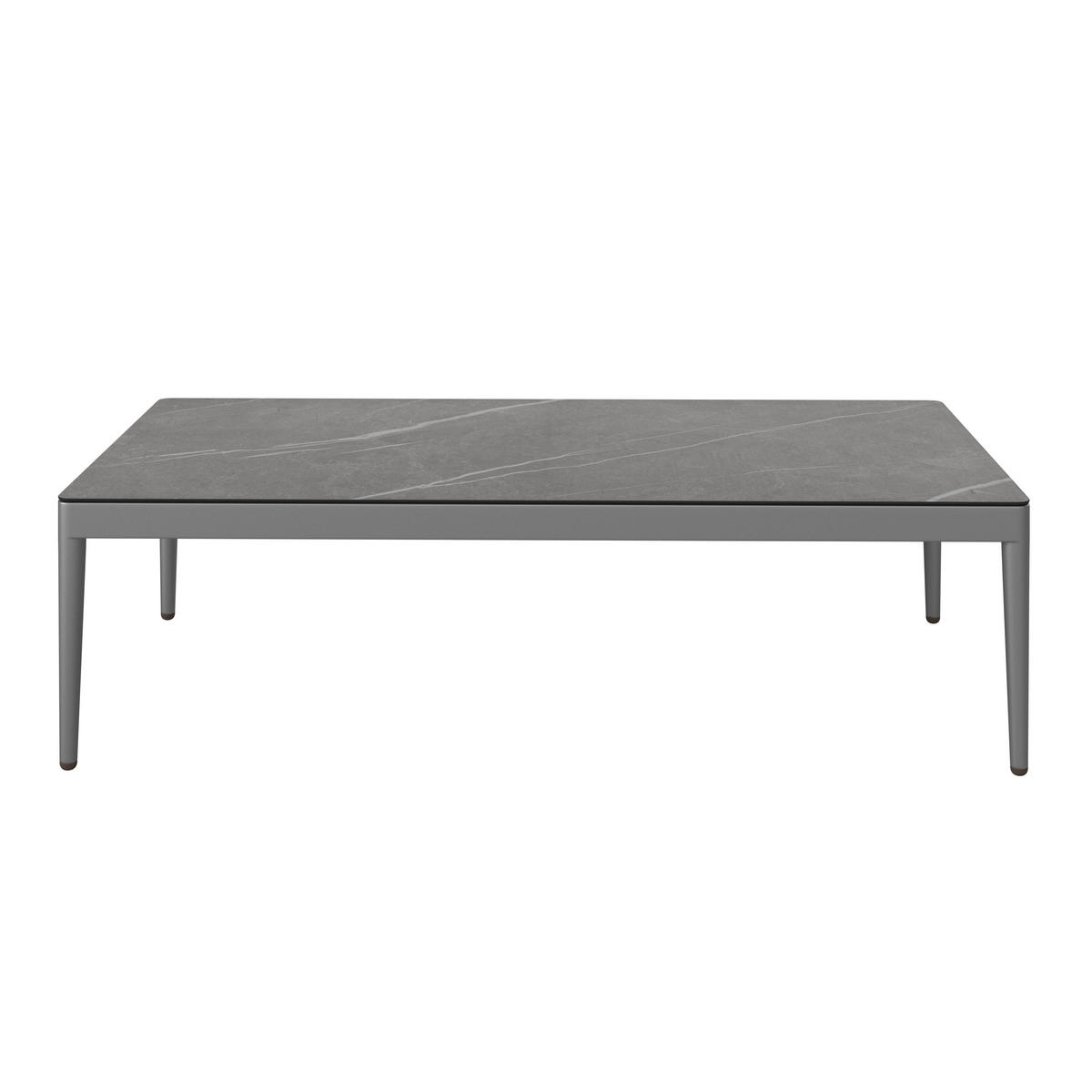 LOUNGE GARNITURA tkanina aluminij  - siva/naravne barve, Moderno, kovina/umetna masa (255/72/145cm) - Ambia Garden