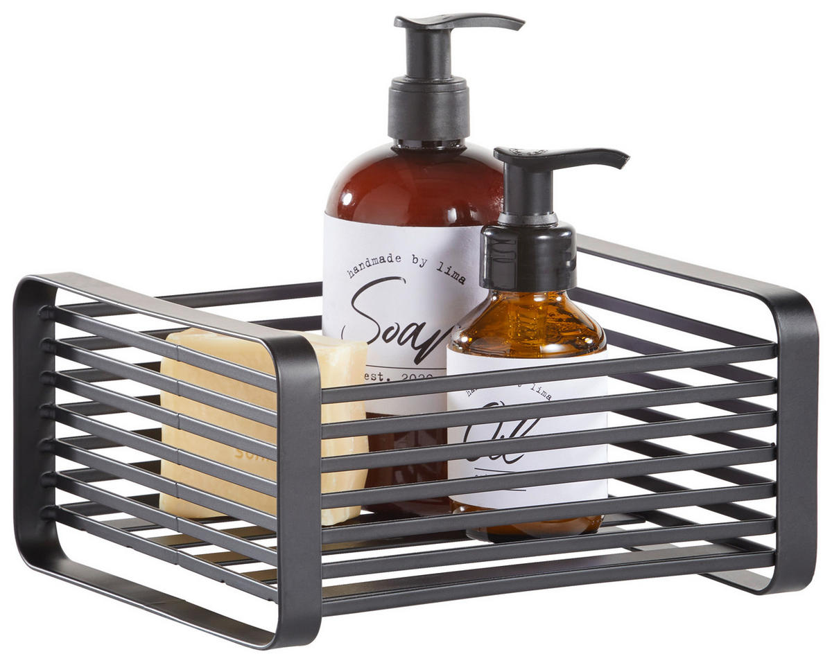 DRŽÁK NA UBROUSKY - černá, Basics, kov (20/17,5/9,5cm) - Homeware Profession.