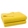 FLEECEDECKE Soft-Fleece 160/200 cm  - Currygelb, Basics (160/200cm) - Zoeppritz