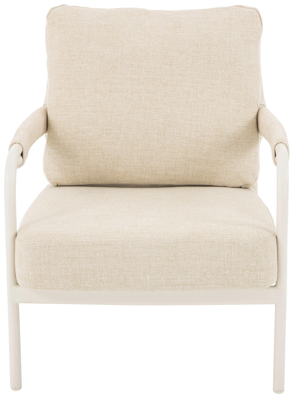 GARTENSET Metall, Textil, Stein  - Elfenbein/Beige, Design, Textil/Stein - Dieter Knoll