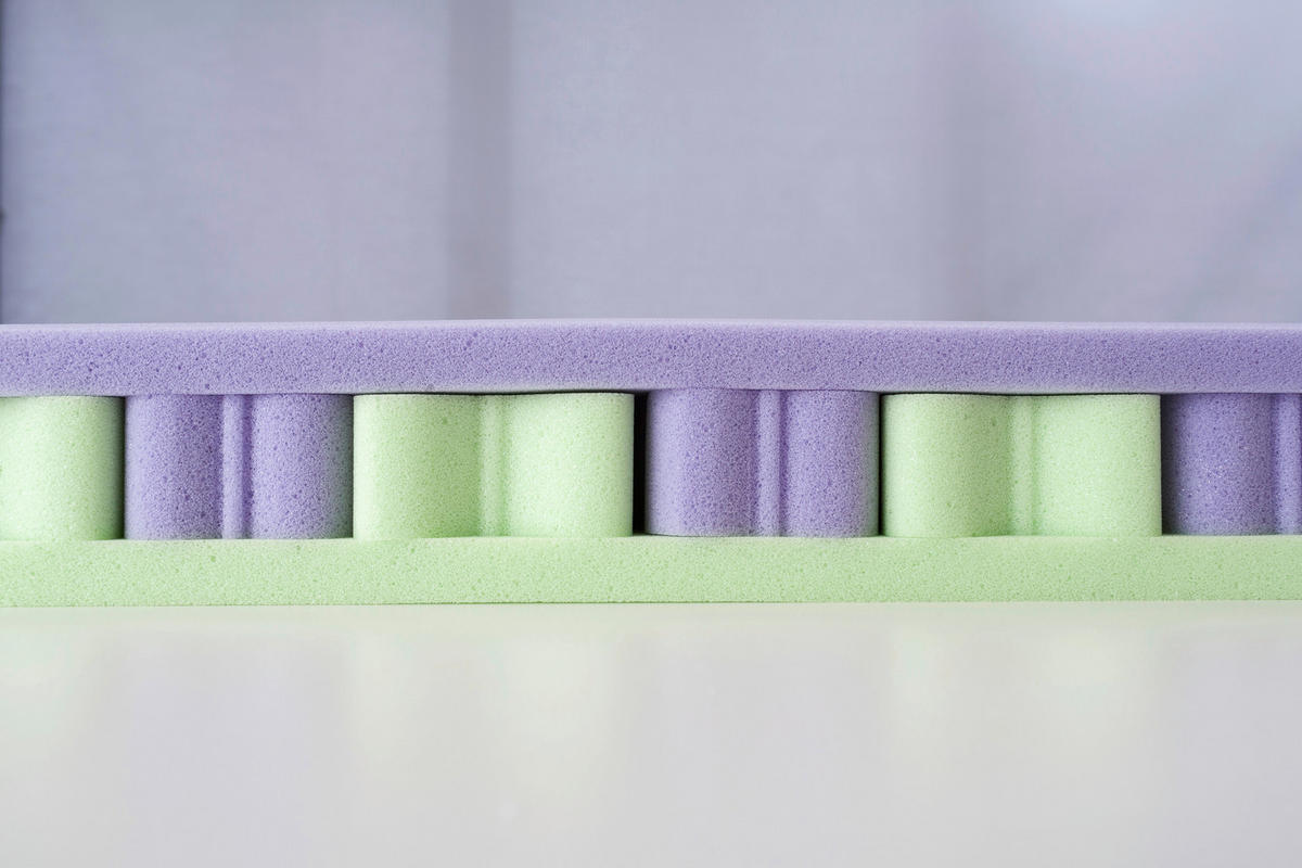 DĚTSKÁ MATRACE,  - bílá/purpurová, Basics, textil (120/60/11cm) - Träumeland