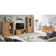 HIGHBOARD  in 108/141/40 cm  - Eichefarben/Schwarz, Natur, Glas/Holz (108/141/40cm) - Carryhome