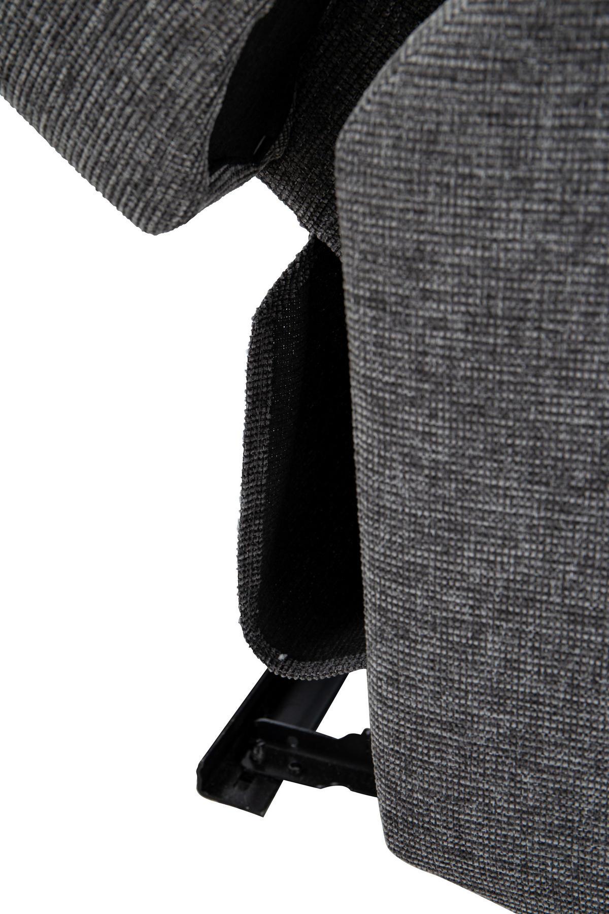 SITZGARNITUR VERONA Leinenoptik Dunkelgrau  - Dunkelgrau/Schwarz, Design, Kunststoff/Textil (84,5/133,5/100,5/92cm) - Livetastic