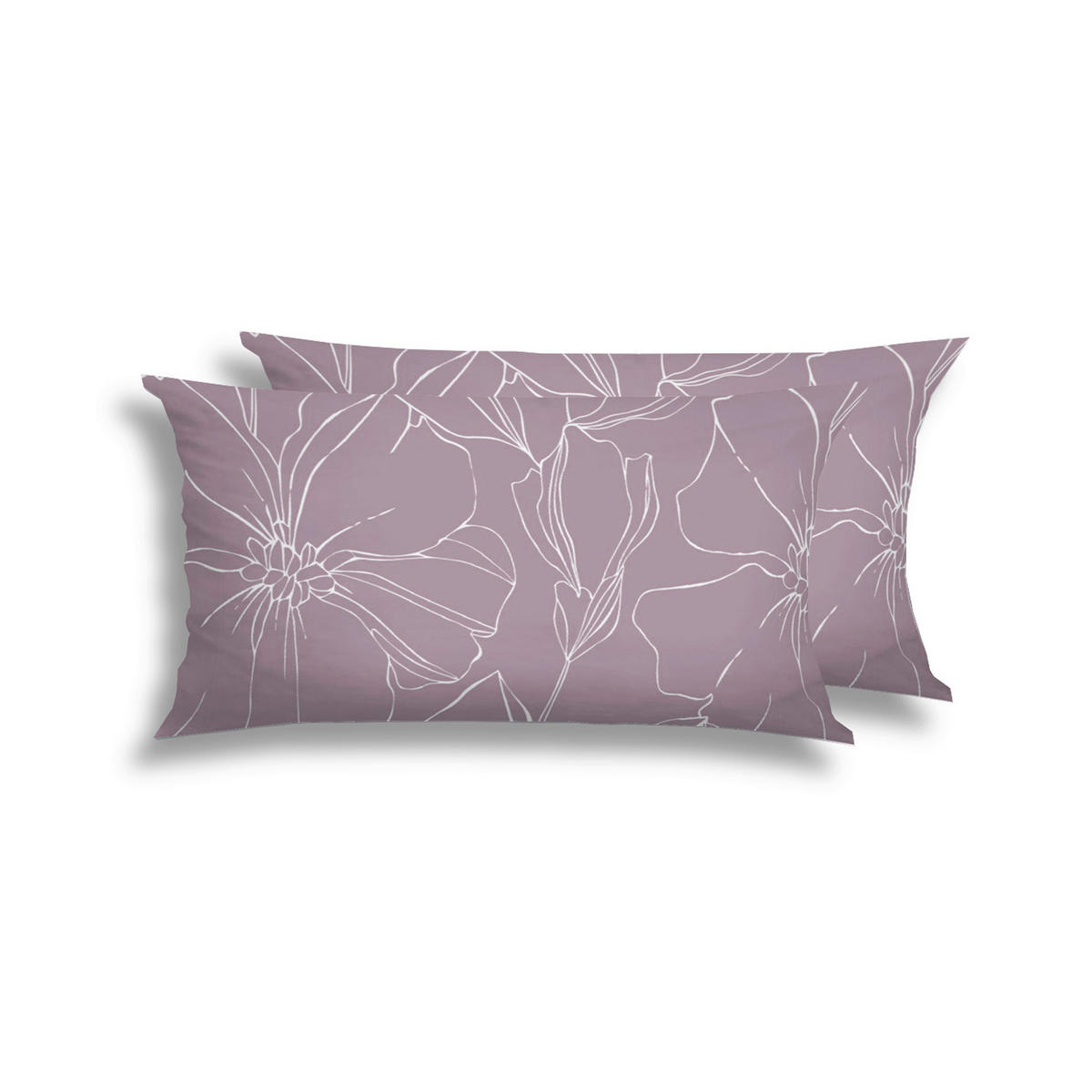KOPFPOLSTERBEZUG 40/80 cm  - Lila, Design, Textil (40/80cm) - Florella
